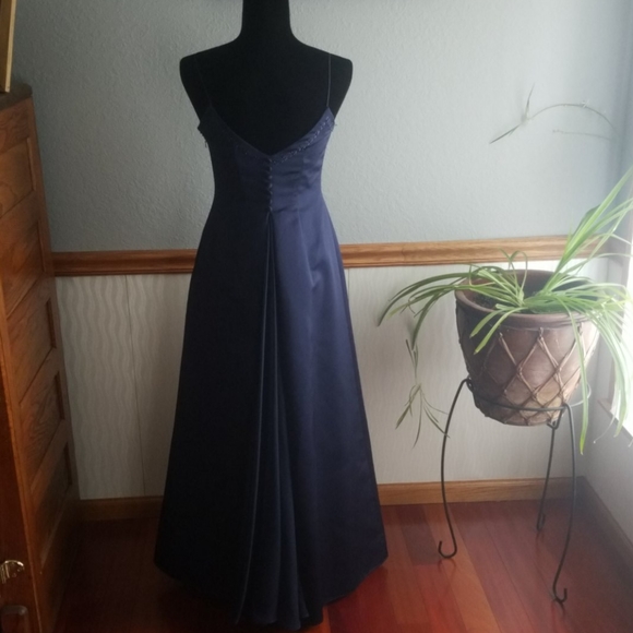 Michealangelo Navy Blue Formal Gown - Picture 3 of 7